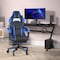 Flash Furniture Blue LeatherSoft Gaming Chair with Skater Wheels CH-00288-BL-RLB-GG - alternate 1